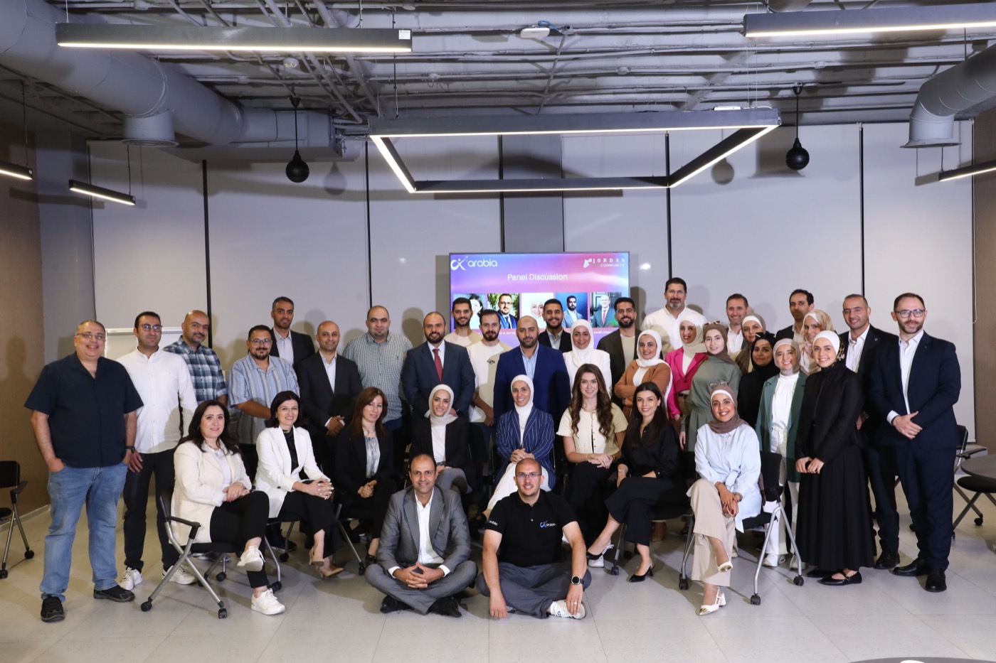 CXJO community members at the first CX Circle meetup in Amman